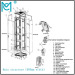 Professional Network Cabinet Server Rack Series SPCC Static loading 800kg (on the adjustable feet)