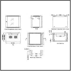 Professional Network Cabinet With permanent Static loading 60KG