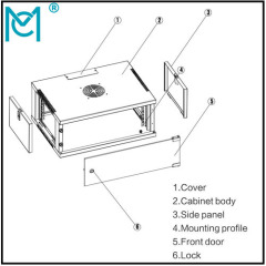 Professional Network Cabinet With permanent Static loading 60KG