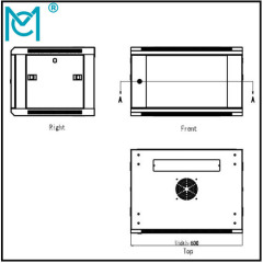 Professional Network Cabinet With permanent Static loading 60KG