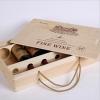 Wood Wine Box 6 Bottles