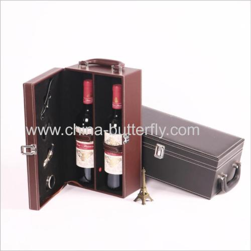 Leather Wine Box Set