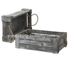 Wooden Storage Crate Planter Crate