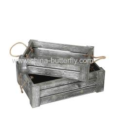 Wooden Storage Crate Planter Crate