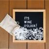 Alphabet Wooden Frame Black Board