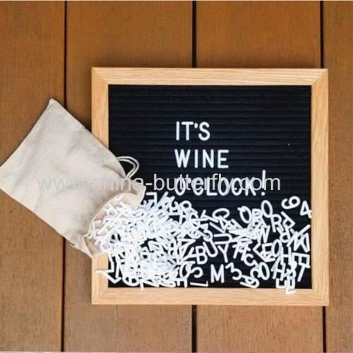 Alphabet Wooden Frame Black Board