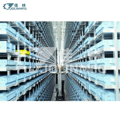 Adjust warehouse vertical pallet racking system with crane