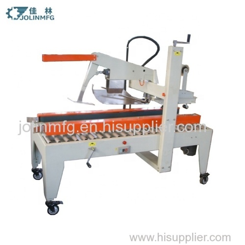 Fully Automatic Flap Folding Carton Box Tape Sealer Sealing Machine