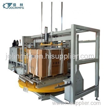 Automatic pallet strapper strapping machine with rotary table