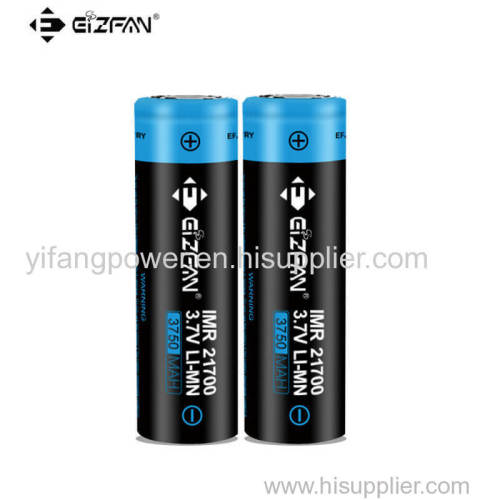 EFAN high quality 21700 rechargeable lithium ion battery 3.7V 5000mAh cell