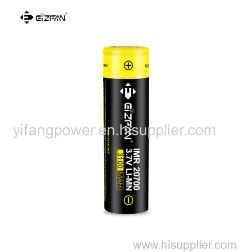 ODM Efan IMR 20700 3100mAh 30A/40A 3.7V Battery