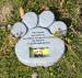 pet memorial tombstone in resin