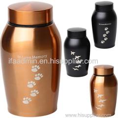 Gold/Black Stainless steel Urns