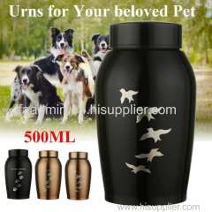Gold/Black Stainless steel Urns