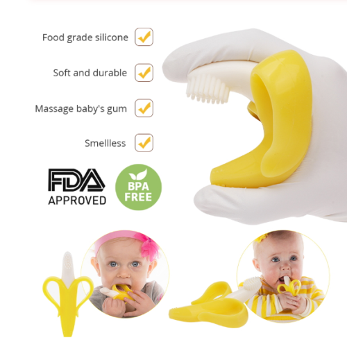 New Products Soothing Teething Toy Baby Toothbrush Teether