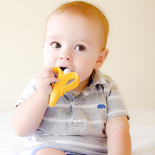 BPA Free Natural Soft Baby Nursing Silicone Teether