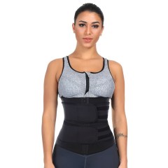 High Quality 7 Steel Boned Slimming Body Shaper Gorset Abdominal Trimmer Belt 2 Belt Latex Waist Trainer Corset