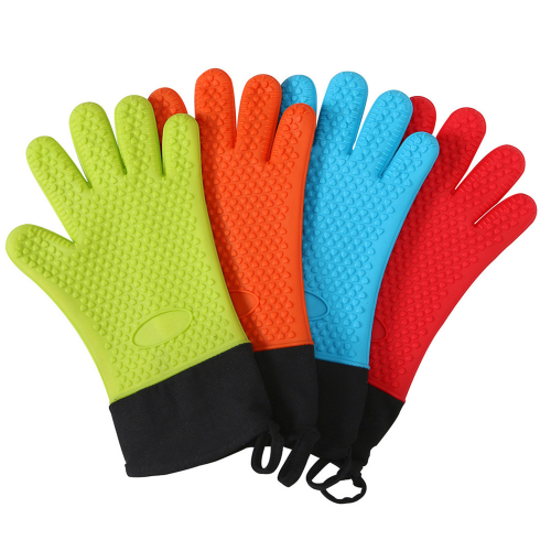 Factory Supplying Heat Resistant Microwave Oven Silicone Gloves