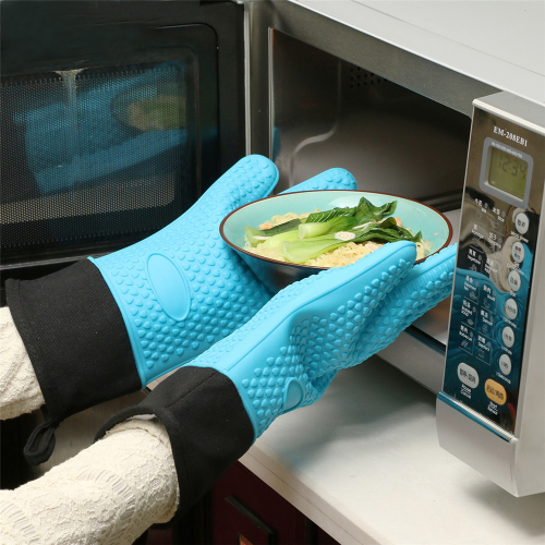 Factory Supplying Heat Resistant Microwave Oven Silicone Gloves