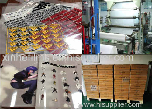 Customized 19X25inch 75micron/100micron Cold/Glossy Peel Matte/Glossy Heat Transfer Film