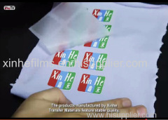 Best China Factory Supplier-Cheap Cold Peel Gloss Heat Transfer PET Film For Iron On Tagless Heat Transfer Label/Sticker