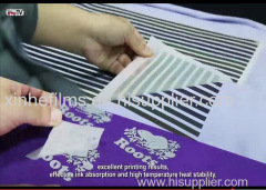 Best China Factory Supplier-Cheap Cold Peel Gloss Heat Transfer PET Film For Iron On Tagless Heat Transfer Label/Sticker