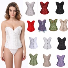Factory Wholesale Price Lace Up waist Trainer Corset and Bustier