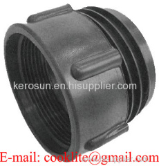 IBC Tote Tank Adapter/Fitting Connector 63mm Male to 2" BSP Female PP Plastic Drum Coupling