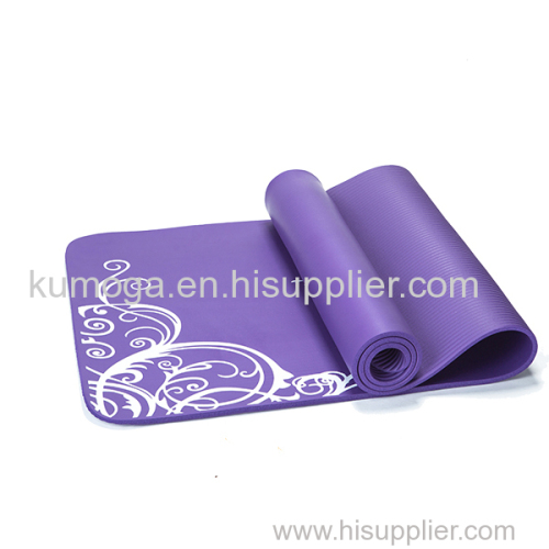 1/2 inch thickness High Density Eco-friendly NBR yoga mats-kmn01