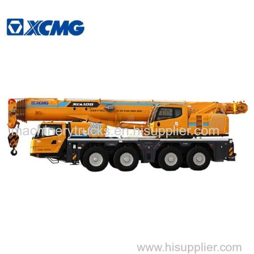 XCMG 100 ton XCA100 mobile truck all terrain crane best price for sale