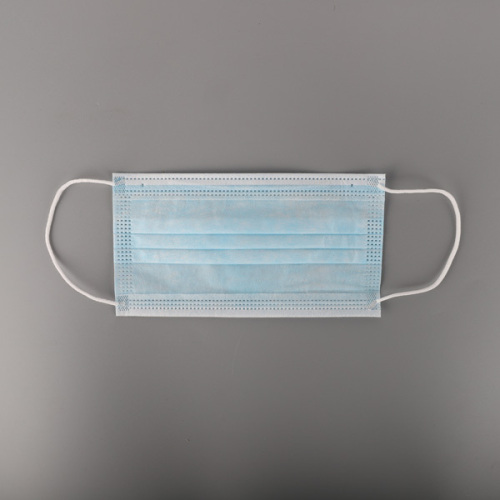 Nonwoven customized clear surgical face mask with ear loops