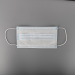 Nonwoven customized clear surgical face mask with ear loops