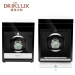 DRIKLUX Wooden Watch Winder Black Automatic Rotations Watch Shaker For Single Watch