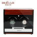 DRIKLUX New Style High Quality Luxury Wooden Automatic Double Watch Winder