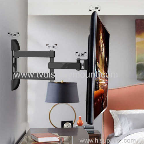 Full Motion LCD TV Wall Mounts 17"-56" Screen 180° Swivel