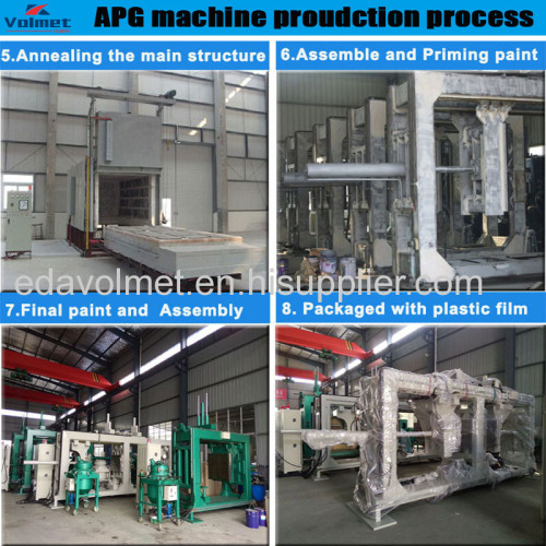 VOL1210 Automatic Pressure Gelatin Clamping Resin Casting Pressure Pot Apg Machine for Making CT PT Insulator SF6 Etc.