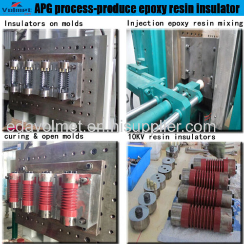 Low Noise DVOL865 Double Type apg clamping machine Applied to Produce Simple Insulators Sensors Contact Box Bushing