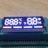 Customized ultra white / Red 7 Segment LED Display common anode for temperature /timer indicator