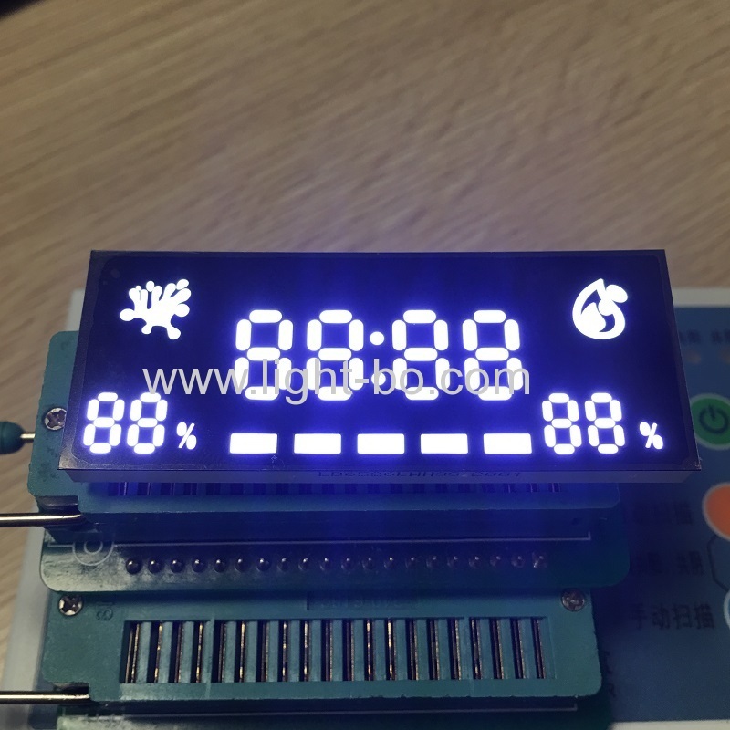 ultradünnes, individuelles, ultraweißes 7-Segment-LED-Display für Timer / Feuchtigkeitsanzeige