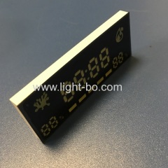 Ultra thin customized ultra white 7 segment led display for timer / humidity indicator