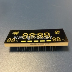 Ultra thin customized ultra white 7 segment led display for timer / humidity indicator