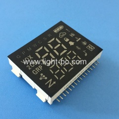 Ultra blue custom design 7 Segment led display module common cathode for portable Two Way Radio