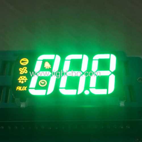 Multicolour common anode Three Digits 7 Segment LED Display for Refrigerator temperature controller