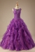 sweet 15 dresses purple