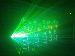 Multi Pattern Mini 6W RGB Laser Light Stage Light Show Outdoor Decor Projector