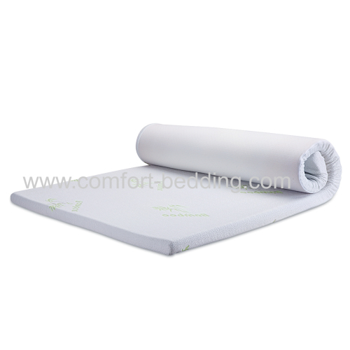 Hot sale OEM factory price 5 zone luxury jacquard memory foam mattress topper