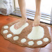 Foot Print Bath Mats Non-slip Bathroom Carpet Mat Toilet Tapete Para Banheiro Bathroom Rug Bath Pad Carpets