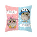 Cushion Cover Bed Lovely Pillow Case High Quality Cartoon Popular Owl Printed cushion case