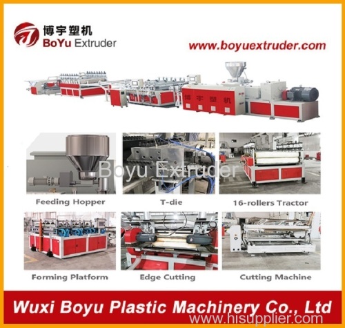 WPC Crust foam sheet machine