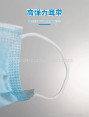 Anti-Virus 3 layers non-woven disposable face mask with CE ceritification